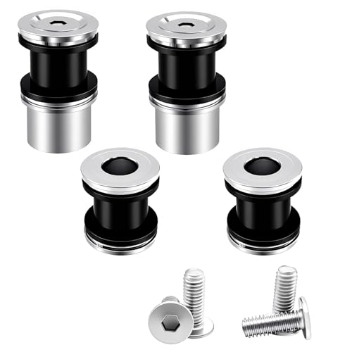 Motorcycle 4 Point Docking Hardware Kits Quick Release Luggage Rack for Harley Touring Sissy Bar Street Glide Road Glide Road King Electra Glide 2009-2025 2024 (Chrome)