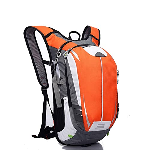 ETZRYSYB Mochila de senderismo ultraligera para deportes al aire libre, para escalada, senderismo, correr, ciclismo, hidratación, impermeable, naranja, Talla única