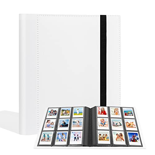 Polaroid Go Fotoalbum, 432 Taschen, Polaroid-Alben für Polaroid Go Everything Box Kamera und Polaroid Go Sofort-Mini-Kamera (9035), Fotoalben für Polaroid Go Film, Weiß Cover