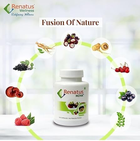 Image of Nutrition Nova Capsule 120 Ayurvedic Nova Original 120 Capsule with 12 Natural Ingredients (1)