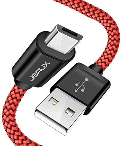 Review Product JSAUX Micro USB Cable Android, (2-Pack 6.6FT) Micro USB to USB A High Speed Sync Charger Nylon Braided Cord Compatible Samsung Galaxy S6 S7 Edge J7 Note 5,Kindle,LG,Xbox,PS4,Camera,Smartphones(Red) Review Product JSAUX Micro USB Cable Android, (2-Pack 6.6FT) Micro USB to USB A High Speed Sync Charger Nylon Braided Cord Compatible Samsung Galaxy S6 S7 Edge J7 Note 5,Kindle,LG,Xbox,PS4,Camera,Smartphones(Red)