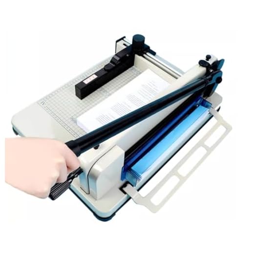 Cortador de papel de guillotina resistente de 12 pulgadas, recortadora de grado profesional para 400 hojas de cartulina A4/A5/B4, máquina de corte de precisión para oficina, escuela y uso doméstico