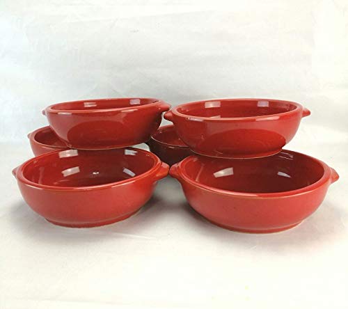 BENEGIAMO TEGAMINI Gnocchi Terracotta Rossi 6PZ Diametro 18CM