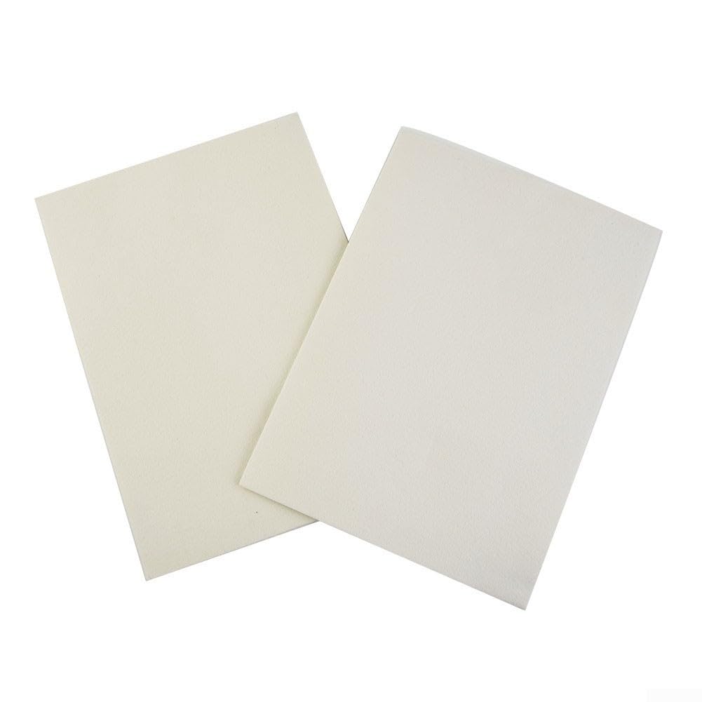 Materiale di tenuta in fibra di ceramica, 155 mm x 297 mm x 3 mm, adatto per alte temperature (2 pezzi)