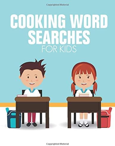 Cooking Word Searches for Kids: Food Word Search Puzzles for Kids Challenging & Educational Puzzle with Brain Games for Every Day!