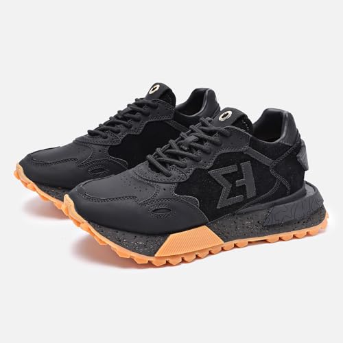 Image of The NSJ358 is a Modern Sneaker Made of Leather, It has a Sporty Made by a Stylish Design for Outstanding Look.Durability and Comfort.