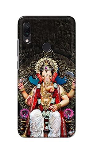 Image of PRINTFIDAA Lord Ganesh Bappa Moriya Printed Designer Hard Back Case Cover for Xiaomi Redmi Note 7 / Redmi Note 7 Pro /Redmi Note 7S -(SS) MVN1010
