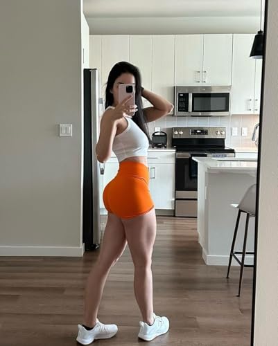 Image of AUROLA Dream Collection Women Workout Shorts High Waist Gym Shorts, Scrunch Butt Seamless Athletic Shorts