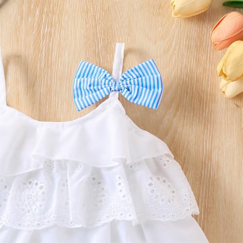 Toddler Baby Girls Clothes Outfits Fruit Print Bow Camisole Top and Shorts 2-piece Summer Clothing Set3