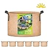 iPower Grow Bag 15 Gallon 6-Pack He...