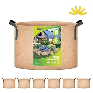 iPower Grow Bag 15 Gallon 6-Pack He...