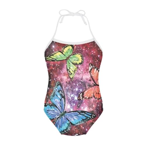 Image of Girl Funny Cute Beach Sport Halter One Piece Swimsuit Bathing Suit for 3-10 Year