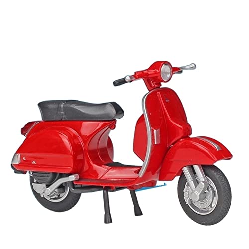 flrian para Vespa 2017 GTS 125CC, GTR 1968, 1:18 Scooter A Pequeña Escala Modelo De Motocicleta Ornamento Réplica De Bicicleta Detalles Realistas Modelos de Moto(PX)