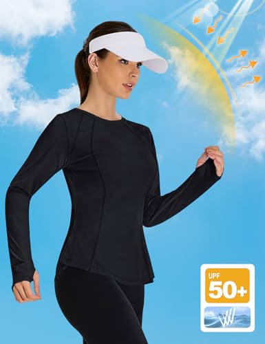 BMJL Womens Long Sleeve Workout Tops UPF 50+ Sun Protection Shirt Hiking Athletic Gym Clothing2