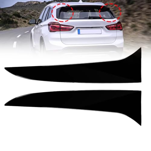 Becquet de vitre arrière pour BMW X1 E84 2009-2015 en plastique ABS noir