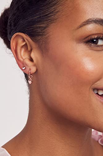 Ted Baker Neena Nano Heart Stud Earrings - Silver or Rose Gold Tone Options4