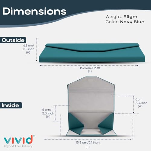 Image of VIVID Unisex Specs Magnetic Eyewear Dabbi Faux Leather Hard Case Cover