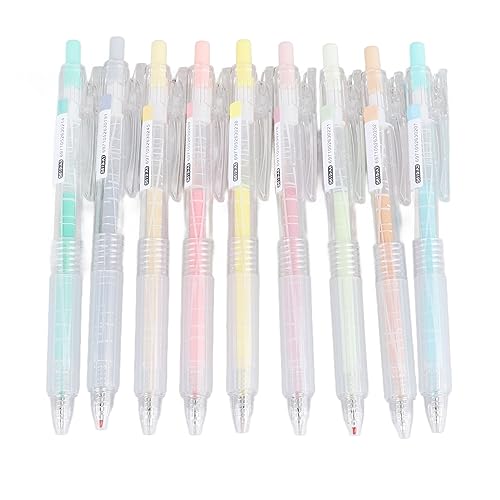 Set de 9 bolígrafos retráctiles con tinta de gel 0.5mm miniatura 5