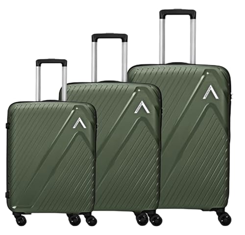 Aristocrat Victory Polypropylene Hard-Sided Luggage Set of 3