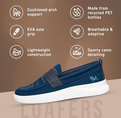 Image of Neeman's The Breezy Loafer for Men | Breathable Knit Upper Comfortable, Lightweight & Flexible Sole