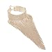 Holylove 2 Colors Tassel Collar Statement Necklace for Women Novelty Fashion Jewelry 1 Set with Gift Box (Gold-23)