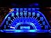 BlyilyB 12V-24V BA9 BA9S 53 57 1895 64111 Super Bright Blue Color LED Car Light Bulb for License Plate Side Door Courtesy Interior Dome Map Lights (Pack of 4)