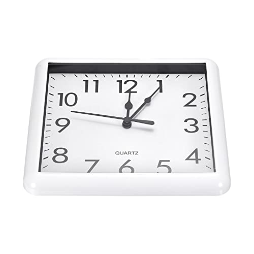 PATIKIL 9x9 Silent Square Wall Clock