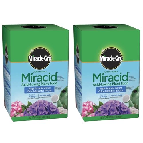 Scotts Company Miracle-Gro 1750011 Water Soluble Miracid Acid-Loving Plant Food, 1-Pound (2)