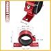 REPAIROCK Car Oil Fuel Gas Pump Mounting Bracket 46mm Single Clamp Cradle Aluminum Alloy Red Auto Replacement Parts