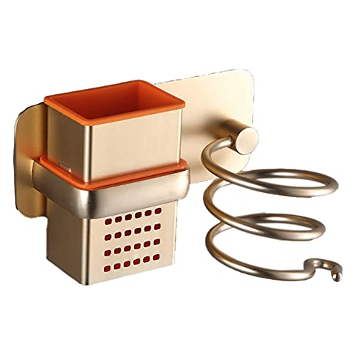 Roxvue 2 Piezas Soporte de Ventilador de Aluminio Espacial, Estante del Conducto de Aire del Cuarto de BañO, Estante de Almacenamiento Multifuncional Sin PerforacióN A