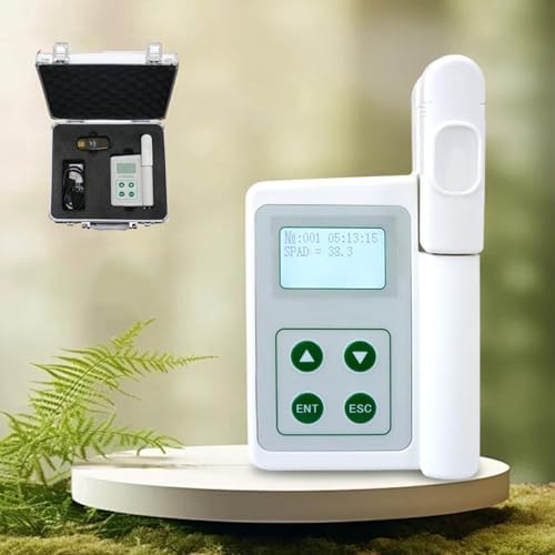 Handheld Portable Chlorophyll Meter & Analyzer, Rapid Measurement & Data Storage for Plants, Ideal for Agriculture, Research & Gardening - YLS-4C