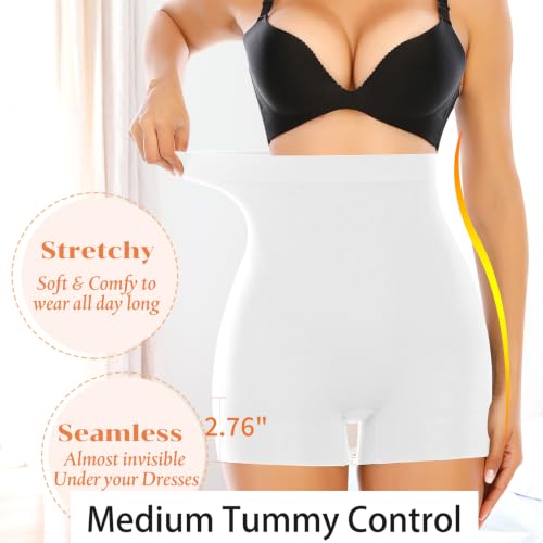 Image of Womens Seamless Shaping Boyshorts Panties Tummy Control Underwear Slimming Shapewear Slip Shorts