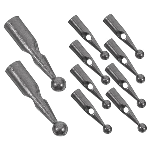 Totority 10個 雨傘用属製テールビーズ 耐摩耗性 傘骨キャップ 修理パーツ 折りたたみ 雨 日傘対応 簡単交換用部品 長寿命傘先端アクセサリー