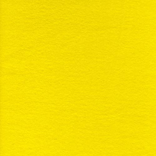 Premium Solid Yellow Anti-Pill Fleece Fabric - Soft, Durable, and Versatile - Perfect for Crafts and Apparel by the Yard
