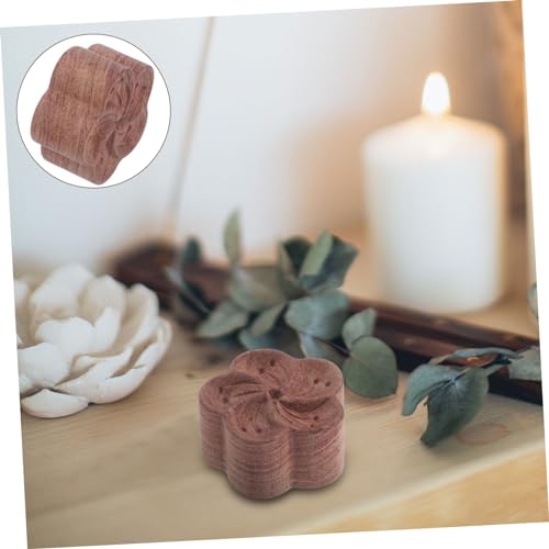 Difusor aromático eléctrico de madera natural ABOOFAN miniatura 4