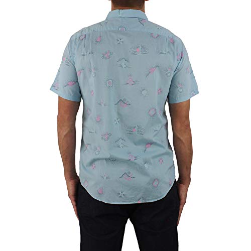 (取寄) ビラボン メンズ サンデーズ ミニ ショートスリーブ シャツ - メンズ Billabong men Sundays Mini Short-Sleeve Shirt - Men's Blue Suede 取寄) ビラボン メンズ サンデーズ ミニ ショートスリーブ シャツ