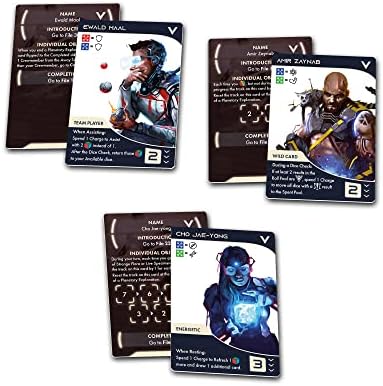 ISS Vanguard Board Game Personnel Files Expansion | Cooperative Sci-Fi Strategy Game for Adults and Kids | Ages 14+ | 1-4 Players | Average Playtime 90-120 Minutes | Made by Awaken Realms