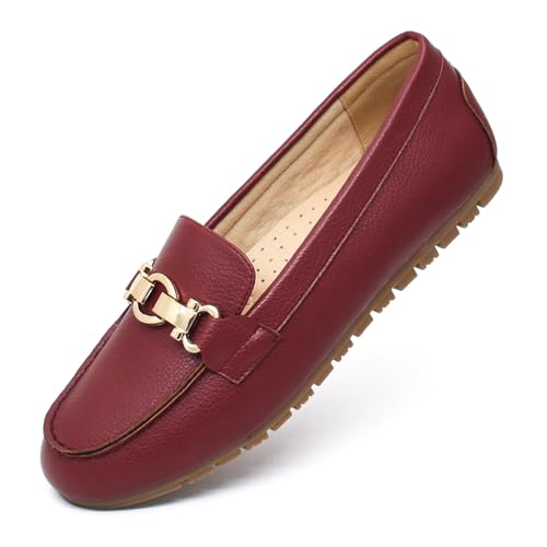 Image of Cvistpieo Loafers for Women Business Casual Shoes Comfortable & Lightweight Penny Loafers Slip On Work Flats