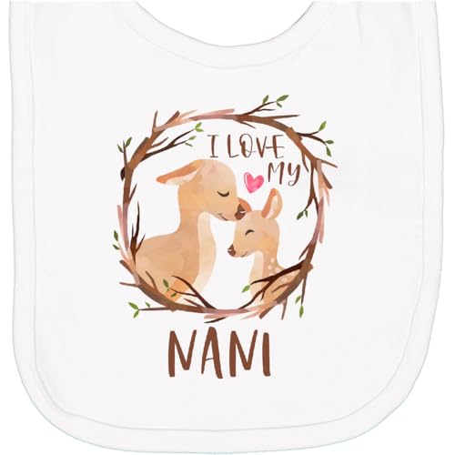 inktastic I Love My Nani Newborn Bib