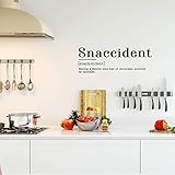 Vinyl Art Wall Decal - Snaccident Eating A Family Size Bar of Chocolate Entirely by Mistake - 10.5