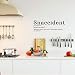 Vinyl Art Wall Decal - Snaccident Eating A Family Size Bar of Chocolate Entirely by Mistake - 10.5" x 30" - Funny Food Jokes for Home Cafe Restaurant Eatery Dining Room Kitchen (10.5" x 30", Black)