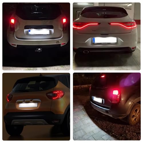 Luz de matrícula de coche con iluminación nitida para Captur MK1 6