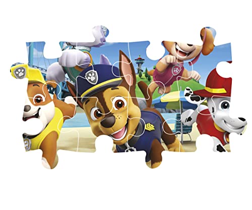 Clementoni - Pat'Patrouille - Puzzle de 60 Maxi Pièces - Jeu de Patience et de Réflexion - Format Paysage - Image Net - 62 x 42 Cm - pour Enfants À Partir de 4 Ans