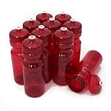 Rolling Sands 24oz Drink Bottles Red (10 Pack)