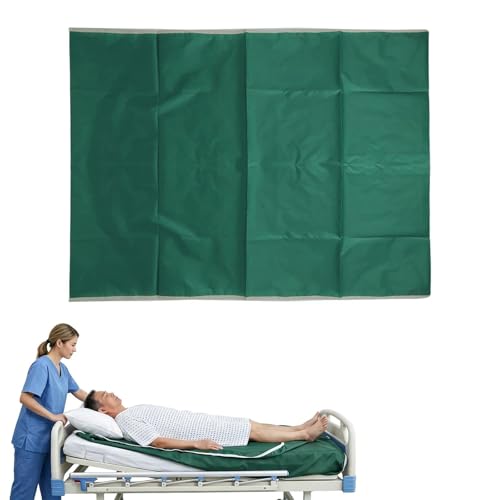 Drap de Glisse 95×75 cm, Drap de Transfert Patient, Tissu De Transfert Réutilisable Drap de Transfert en Nylon, Mobility Drap de Glisse Tubulaire pour...