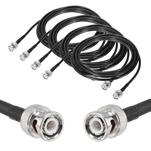 Câble coaxial RG58 BNC mâle vers mâle 50 Ohm MECCANIXITY 3,7 m pour transmission de signal stable