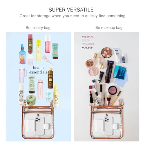 Image of Bluome Clear Bag for Stadium Events 12x12x6, Clear Purses Stadium Bag Crossbody Purses for Concerts Football Games Travel