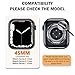 BOTOMALL Compatible with Apple Watch Bumper Case 45mm Series 9/8/7 Soft Flexible TPU Thin Lightweight Protective Cover for iWatch [NO Front Screen Protector]
