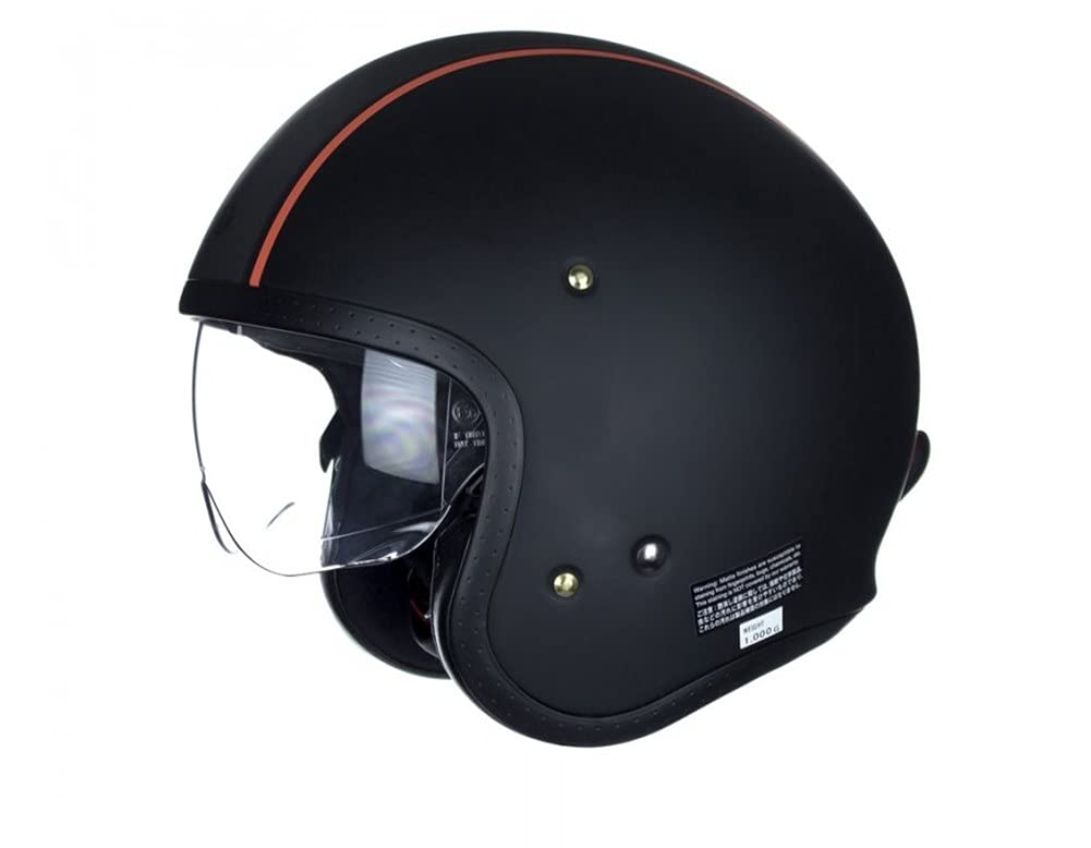 Shoei J.O Carburettor TC-8 Black Matt Open Face Helmet Jet