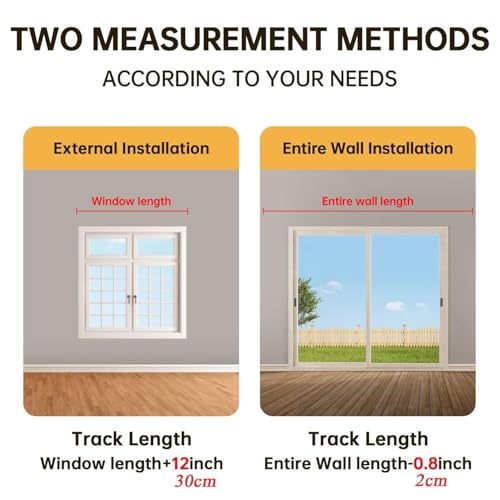 Tringles à rideaux réglables de 3,9 m et rail de séparation polyvalent intérieur - 8